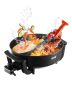 Electric hot pot 5 L, 1360 W, non-stick with glass lid, temperature control, 6-10 persons