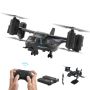 RC helicopter 2.4 GHz with gyroscope and lighting, 4 channels for children from 8 years old