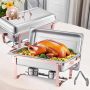 Buffet cutlery set, 8 L, 2 pans, rose gold
