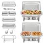 Set of 2 rectangular marmites: 7.6 L and 3.79 L pans