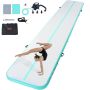 Inflatable gymnastics mat 6.1 m with pump and air track