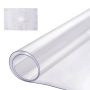 Plastic Clear Rectangular Table Mat, 16x32 Inch, PVC