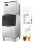 Commercial ice maker 300LBS with 250LBS storage bin, automatic, touch screen