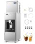 Commercial ice maker with ice bin and touch screen, 360 lbs/day