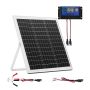 20W 12V solar battery charger with MPPT controller, IP67