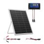 25W 12V solar battery charger with MPPT controller, IP67