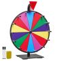 Rotating prize wheel 305 mm, 14 slots, with stand and markers