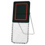 Foldable Lacrosse and Baseball Batting Net, 3x8 Feet, Black