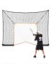 Hockey and lacrosse goal safety training net 12x9 feet