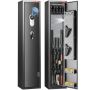 Gun Safe with Fingerprint Lock, Quick Access Gun Cabinet
