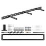 Hidden floating shelf brackets, 1 pc., 86 kg load capacity, 34x6.2x1.5 inches.