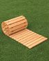 Wooden cedar garden path, 12 feet x 17 inches, non-slip