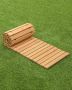 Wooden Cedar Garden Path, 8 Feet, Non-Slip, Outdoor Pad