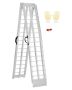 Aluminum loading ramp, 600 lbs, with handles, universal
