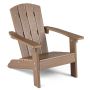 Vaikiška Adirondack kėdutė, 105° atlošas, ruda/rožinė/turkio/balta, 53,34 × 52,07 × 63,5 cm