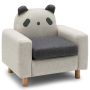 Vaikiška sofa su pandos, viščiuko arba dinozauro motyvu, 59x42x54 cm, buko kojos