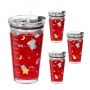 Vaikiškos stiklinės Relaxdays 10044962.0, 2 vnt, 9 × 15,5 × 9,5 cm