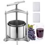 Fruit and wine press VEVOR SFP-6L-AL, 6 l, 340 × 435 × 340 mm