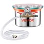 Вакуумная камера VEVOR T-1.5, 5,7 л, Ø30 × 24 см