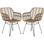 Dining chair set, 2 pcs, 56 × 60 × 79 cm