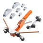 Pipe bending set VEVOR CT-S999F, 7 dies, 39.5 × 27 × 9.5 cm