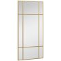 Mirror Homcom 110x2x50cm., gold color