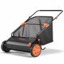 Lawn sweeper VEVOR S19-003A, 340 l collector, 98.5 × 127 × 47 cm