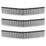 Lawn sweeper brush replacements VEVOR 919-002B, 3 pcs, Black, 59.5 × 10.5 cm