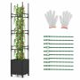 Vertikalios sodinimo grotelės, 3 aukščiai, 70 l, 17 × 17 × 87 col
