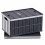 VEVOR foldable plastic storage boxes with lids, 65 l, 2 pcs