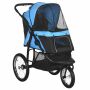 Dog stroller PawHut 111x58x107cm., blue/black