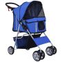 Dog stroller PawHut 75x45x97cm., blue/black