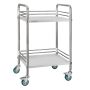 Тележка VEVOR K-ST122, 2 яруса, 51,5 × 41 × 87 см