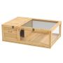 Turtle aviary, 2 zones, 91 × 60.5 × 32 cm
