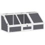 Turtle aviary, without bottom, 2 zones, 120 × 55 × 20/50 cm