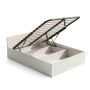 Single bed, 120 × 200 cm, white