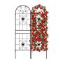 Vijoklinių augalų grotelės Relaxdays 10052895, 2 vnt, 50 × 180 × 1,5 cm