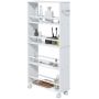 Kitchen trolley Homcom 45x15x91cm., white