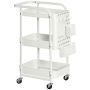 Kitchen trolley Homcom 51.5x32x75.6cm., white