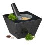 Virtuvinė grūstuvė ir piestelė Relaxdays 10029963.0, XXL, 19,5 × 12 × 19,5 cm