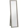 Full-length mirror, Wall or floor-standing, Grey, 37 × 157 × 3.8 cm