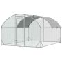 Chicken coop PawHut 280x380x197cm., silver color