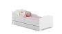Children's bed Anna with drawer and mattress 164 cm x 85 cm x 63 cm