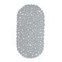 Vonios kilimėlis Relaxdays 10021751_111, 1 vnt, Pilka, 66,5 × 34,5 cm