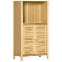Bathroom cabinet Homcom 50x25.5x92cm., light brown