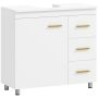 Bathroom cabinet under the washbasin, 3 drawers, 70 × 30 × 65 cm