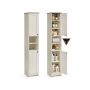 Vonios spintelė SONGMICS HOME BBC667WJ01, Siaura, Balta, 30 × 170 × 30 cm