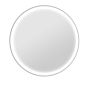 Bathroom mirror with LED lighting Kleankin 60x3x60cm., silver color