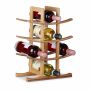 Vyno lentyna Relaxdays 10024607.0, 12 butelių, 30 × 42,5 × 16 cm