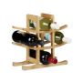 Vyno stovas Relaxdays 10020245.0, 9 buteliams, 30 × 30 × 14,5 cm